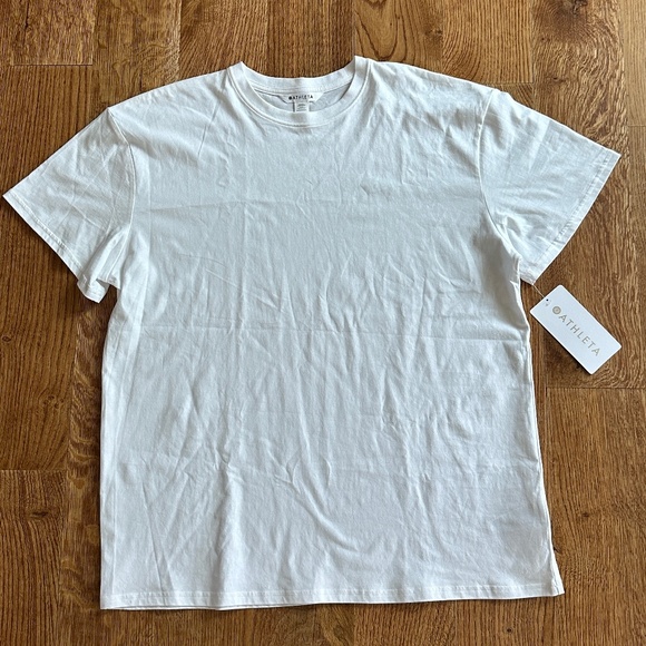 Athleta Tops - NWT Athleta Women's 100% Cotton T-Shirt, White